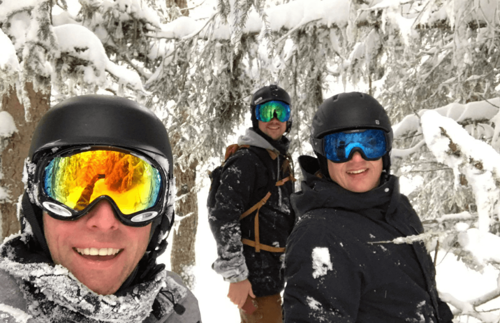 Bournemouth Agency directors snowboarding