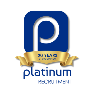 Platinum Employment anniversary logo