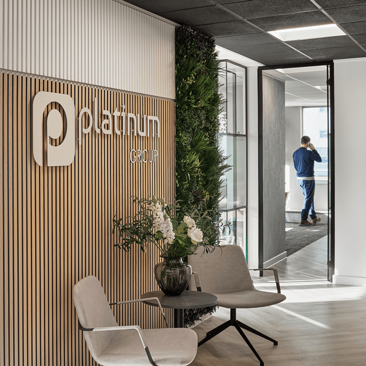 Entrance view inside Platinum Recruitment Office